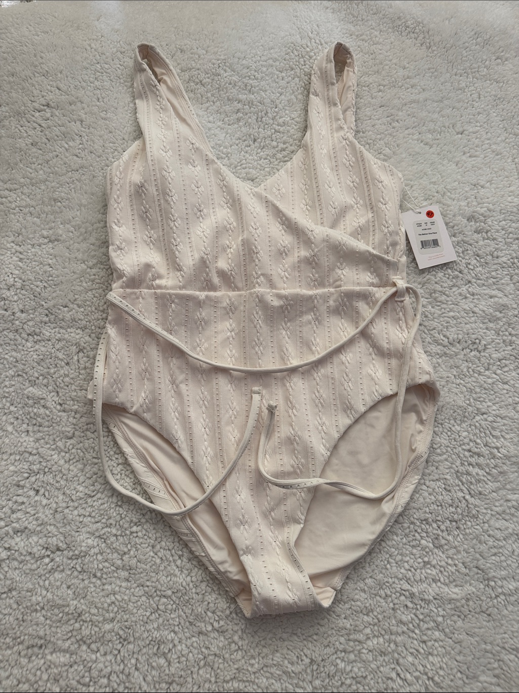 Andie Cream Belmar One-Piece Swimsuit